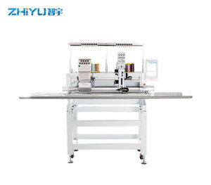What is the machine structure of the computerized embroidery machine?